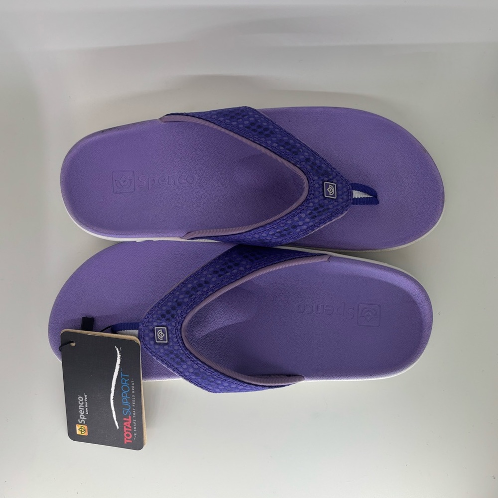 Spenco Women's Purple Sandals - Picture 3 of 5